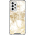 Gold and White Marble Galaxy A53 5G Clear Case