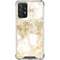 Gold and White Marble Galaxy A72 5G Clear Case