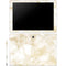 Gold and White Marble Galaxy Book 12in Skin