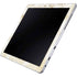 Gold and White Marble Galaxy Book 12in Skin