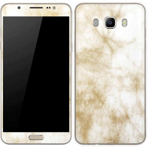 Gold and White Marble Galaxy J7 Skin
