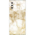 Gold and White Marble Galaxy Note 10 Skin