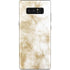 Gold and White Marble Galaxy Note 8 Skin