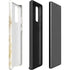 Gold and White Marble Galaxy Note20 5G Pro Case