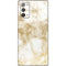 Gold and White Marble Galaxy Note20 5G Skin