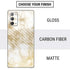 Gold and White Marble Galaxy Note20 5G Skin