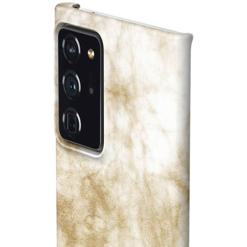 Gold and White Marble Galaxy Note20 Ultra 5G Lite Case