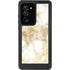 Gold and White Marble Galaxy Note20 Ultra 5G Waterproof Case