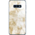 Gold and White Marble Galaxy S10e Skin