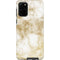 Gold and White Marble Galaxy S20 Plus Pro Case