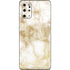 Gold and White Marble Galaxy S20 Plus Skin