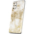 Gold and White Marble Galaxy S20 Plus Skin
