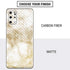 Gold and White Marble Galaxy S20 Plus Skin