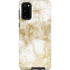 Gold and White Marble Galaxy S20 Pro Case