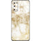 Gold and White Marble Galaxy S20 Skin
