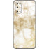 Gold and White Marble Galaxy S20 Skin