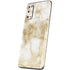 Gold and White Marble Galaxy S20 Skin