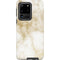 Gold and White Marble Galaxy S20 Ultra 5G Pro Case