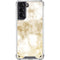 Gold and White Marble Galaxy S21 5G Clear Case