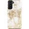 Gold and White Marble Galaxy S21 Plus 5G Pro Case