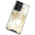 Gold and White Marble Galaxy S21 Ultra 5G Clear Case
