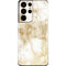 Gold and White Marble Galaxy S21 Ultra 5G Skin