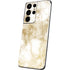 Gold and White Marble Galaxy S21 Ultra 5G Skin