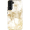 Gold and White Marble Galaxy S22 Plus Pro Case