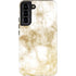 Gold and White Marble Galaxy S22 Plus Pro Case