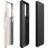 Gold and White Marble Galaxy S22 Plus Pro Case