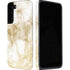 Gold and White Marble Galaxy S22 Plus Pro Case