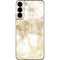 Gold and White Marble Galaxy S22 Plus Skin