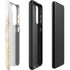 Gold and White Marble Galaxy S22 Pro Case