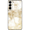 Gold and White Marble Galaxy S22 Skin