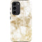 Gold and White Marble Galaxy S23 Plus Pro Case
