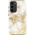 Gold and White Marble Galaxy S23 Plus Pro Case