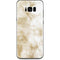 Gold and White Marble Galaxy S8 Skin