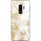 Gold and White Marble Galaxy S9 Plus Skin