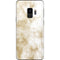 Gold and White Marble Galaxy S9 Skin