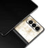 Gold and White Marble Galaxy Z Fold3 5G Skin