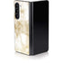 Gold and White Marble Galaxy Z Fold5 5G Skin