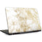 Gold and White Marble Dell Inspiron Skin