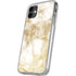 Gold and White Marble iPhone 11 Clear Case