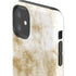 Gold and White Marble iPhone 11 Impact Case
