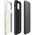 Gold and White Marble iPhone 11 Impact Case