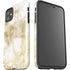 Gold and White Marble iPhone 11 Impact Case
