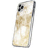Gold and White Marble iPhone 11 Pro Clear Case