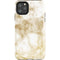 Gold and White Marble iPhone 11 Pro Max Impact Case