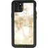 Gold and White Marble iPhone 11 Pro Max Waterproof Case