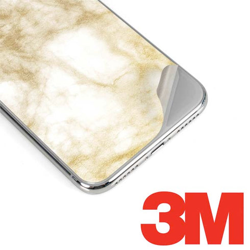 Gold and White Marble iPhone 11 Pro Skin